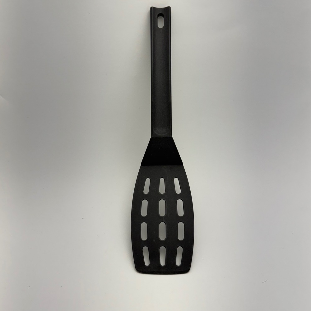 Kuhn Rikon‎ Black Nylon Slotted Turner Spatula Made in Switzerland